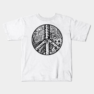 Circle of Peace Aussie Tangle - See Description Note for Colour Options Kids T-Shirt